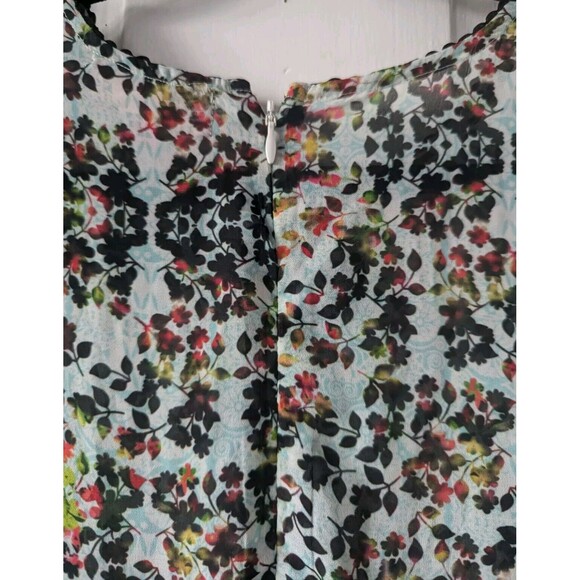 ANTHROPOLOGIE BHANUNI JYOTI LIBRA EMBROIDERED FLORAL TUNIC DRESS WOMEN'S SIZE 2 - Picture 6 of 6